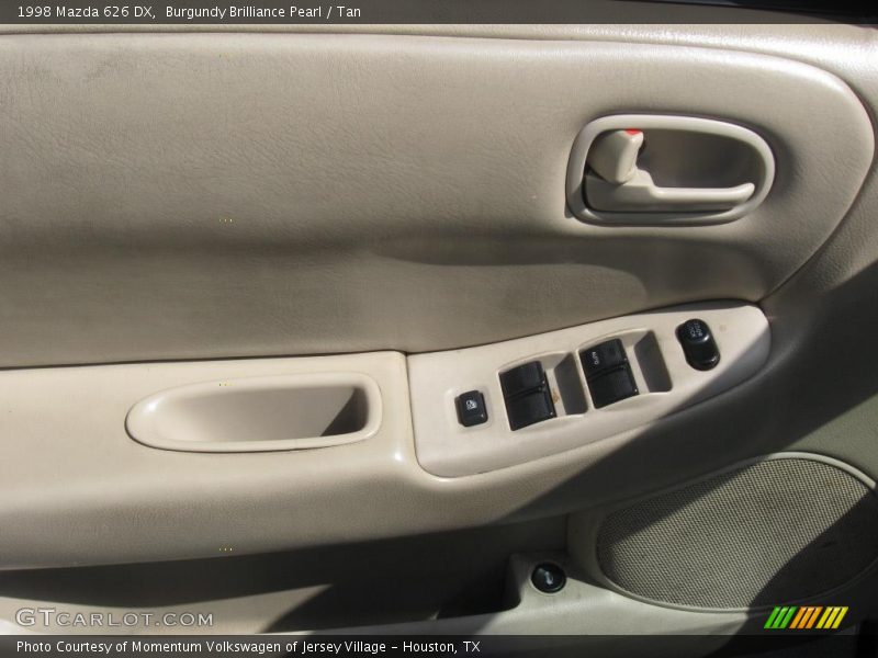 Burgundy Brilliance Pearl / Tan 1998 Mazda 626 DX