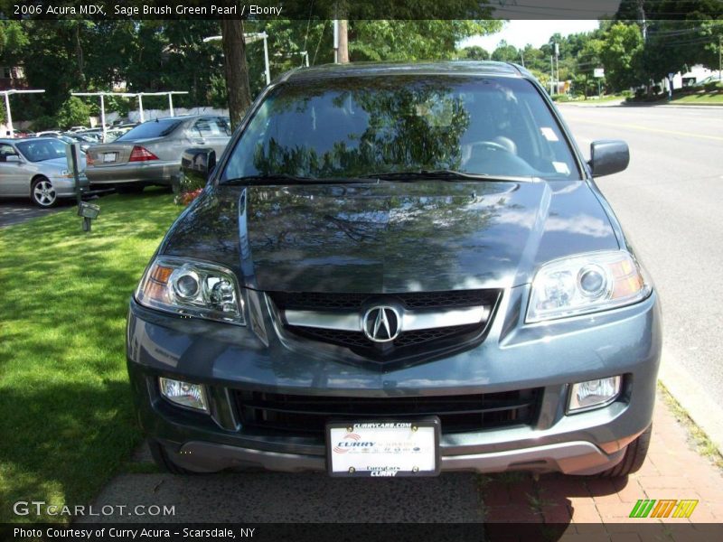 Sage Brush Green Pearl / Ebony 2006 Acura MDX