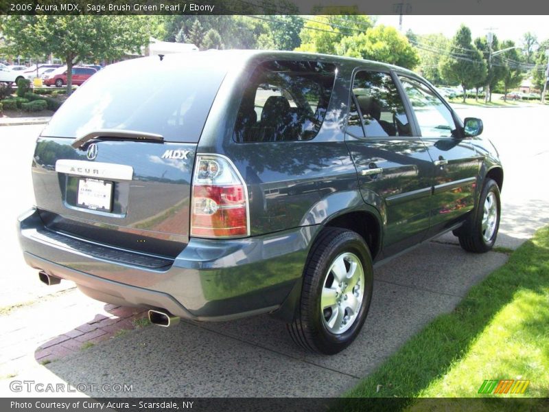 Sage Brush Green Pearl / Ebony 2006 Acura MDX