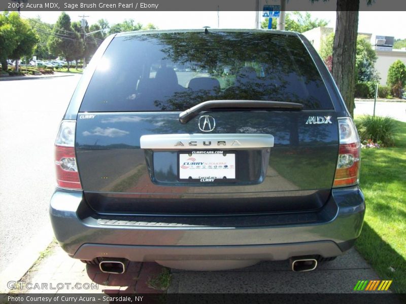 Sage Brush Green Pearl / Ebony 2006 Acura MDX