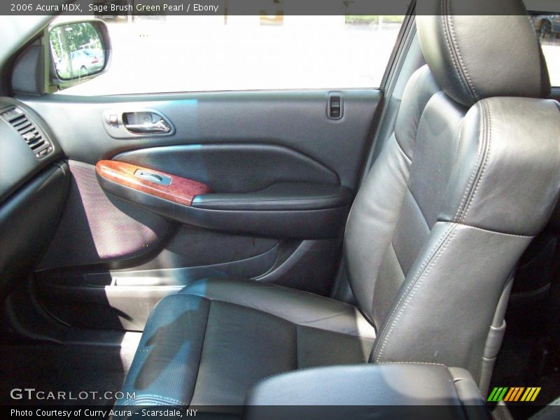 Sage Brush Green Pearl / Ebony 2006 Acura MDX