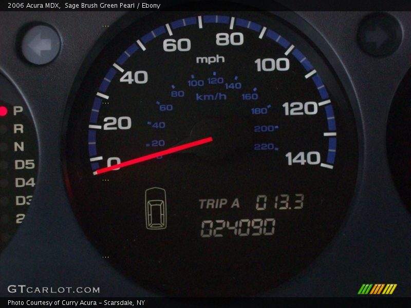 Sage Brush Green Pearl / Ebony 2006 Acura MDX