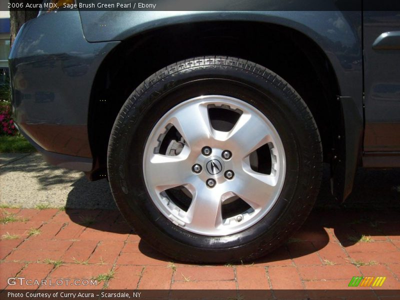Sage Brush Green Pearl / Ebony 2006 Acura MDX