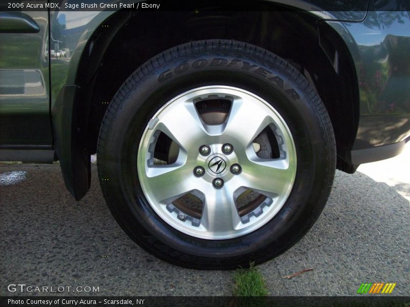 Sage Brush Green Pearl / Ebony 2006 Acura MDX