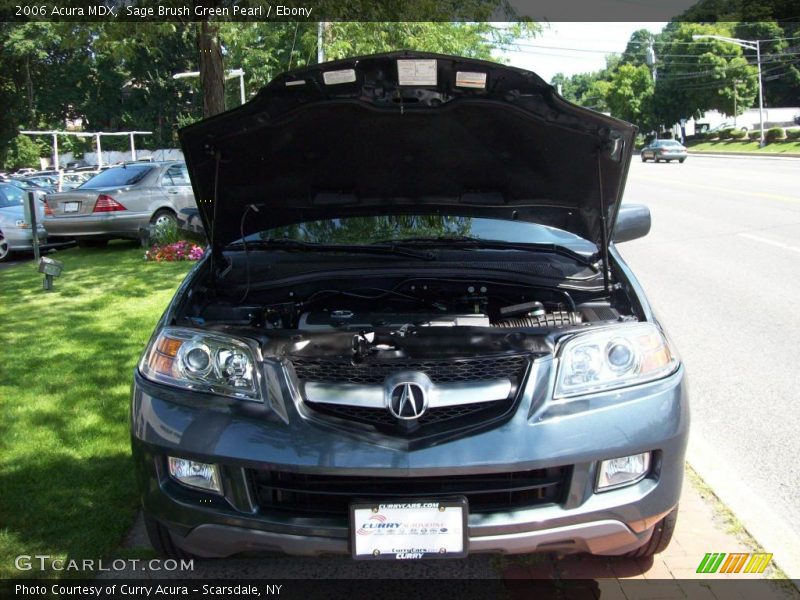 Sage Brush Green Pearl / Ebony 2006 Acura MDX