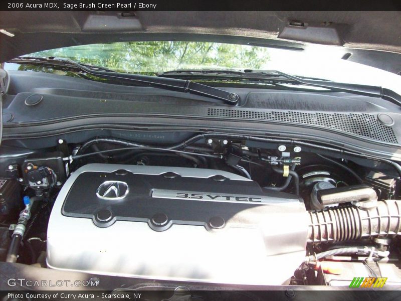Sage Brush Green Pearl / Ebony 2006 Acura MDX
