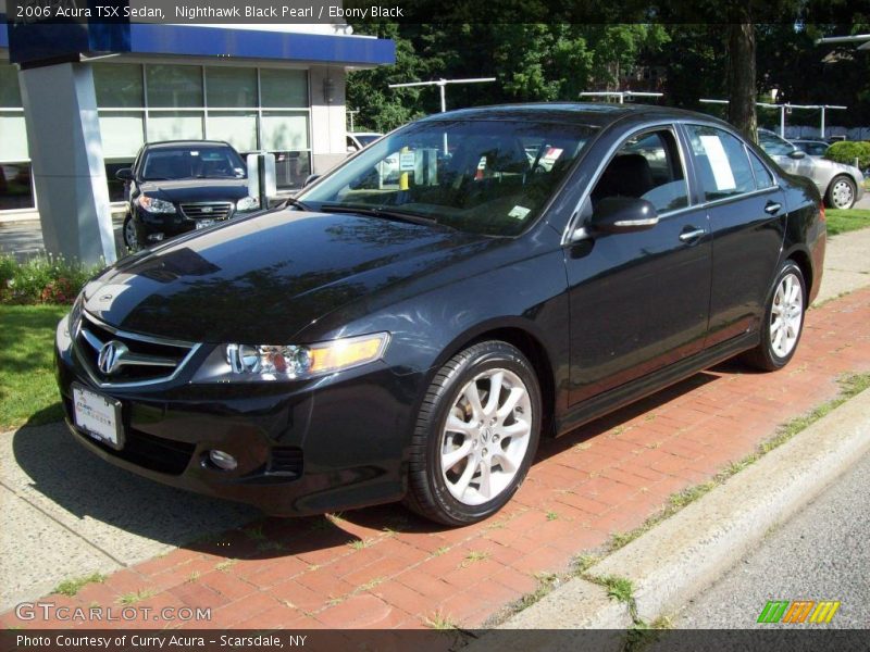 Nighthawk Black Pearl / Ebony Black 2006 Acura TSX Sedan
