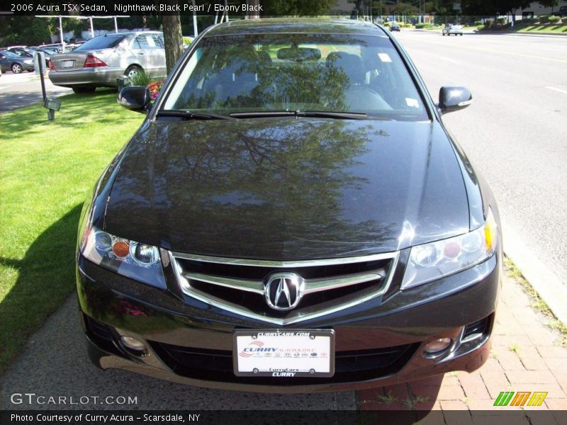 Nighthawk Black Pearl / Ebony Black 2006 Acura TSX Sedan