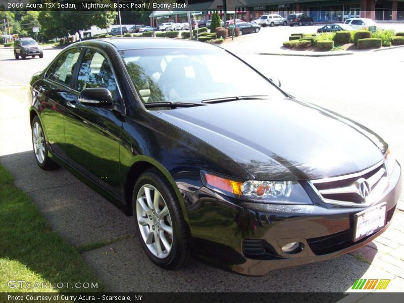 Nighthawk Black Pearl / Ebony Black 2006 Acura TSX Sedan