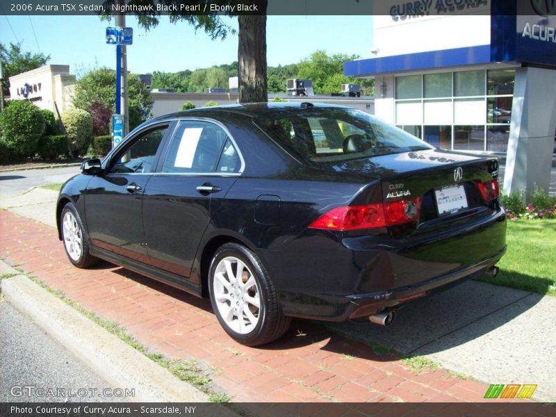 Nighthawk Black Pearl / Ebony Black 2006 Acura TSX Sedan