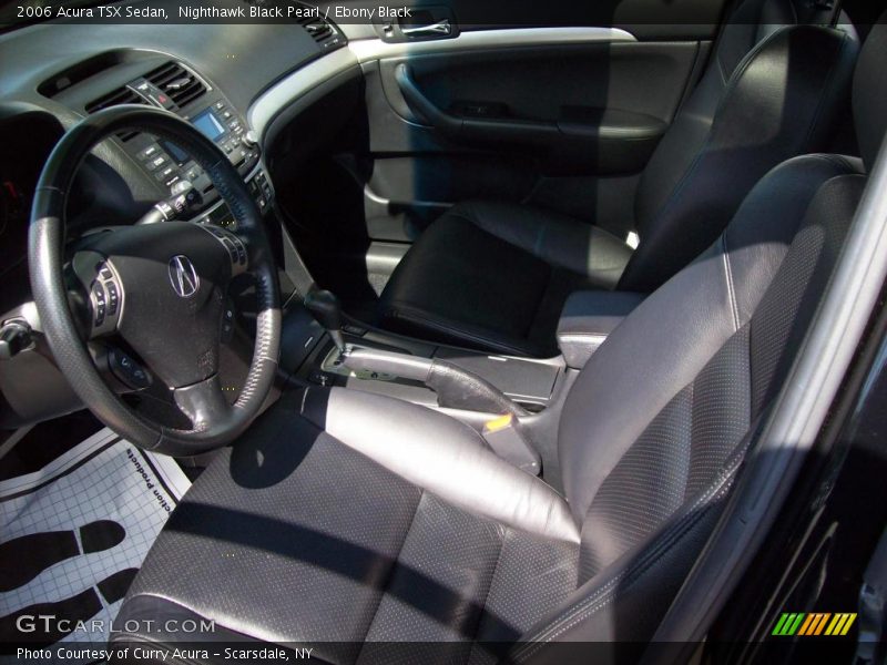 Nighthawk Black Pearl / Ebony Black 2006 Acura TSX Sedan
