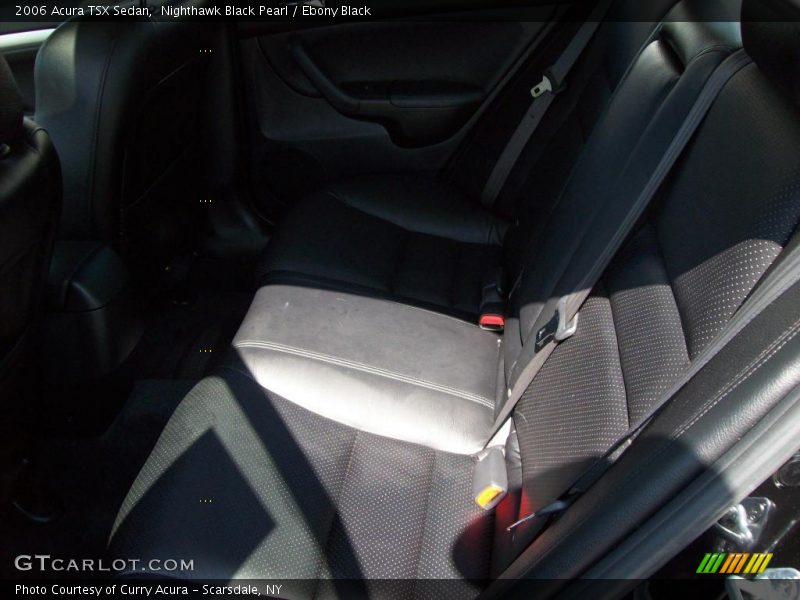 Nighthawk Black Pearl / Ebony Black 2006 Acura TSX Sedan