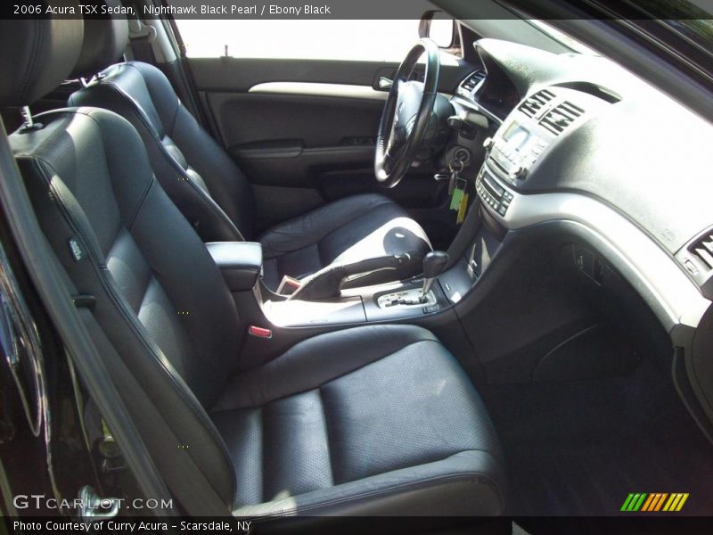 Nighthawk Black Pearl / Ebony Black 2006 Acura TSX Sedan