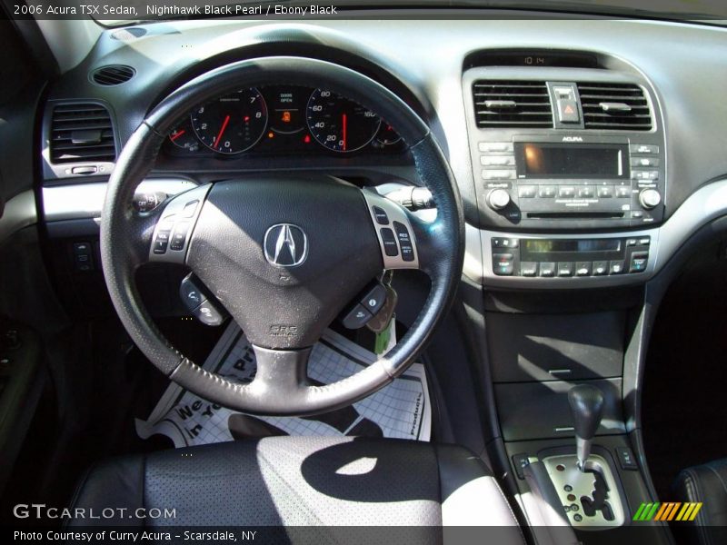 Nighthawk Black Pearl / Ebony Black 2006 Acura TSX Sedan