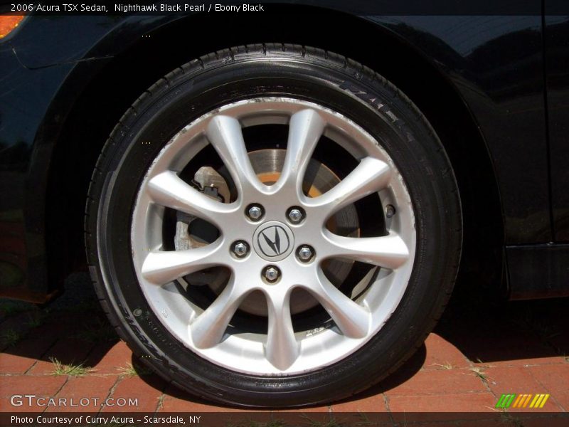 Nighthawk Black Pearl / Ebony Black 2006 Acura TSX Sedan