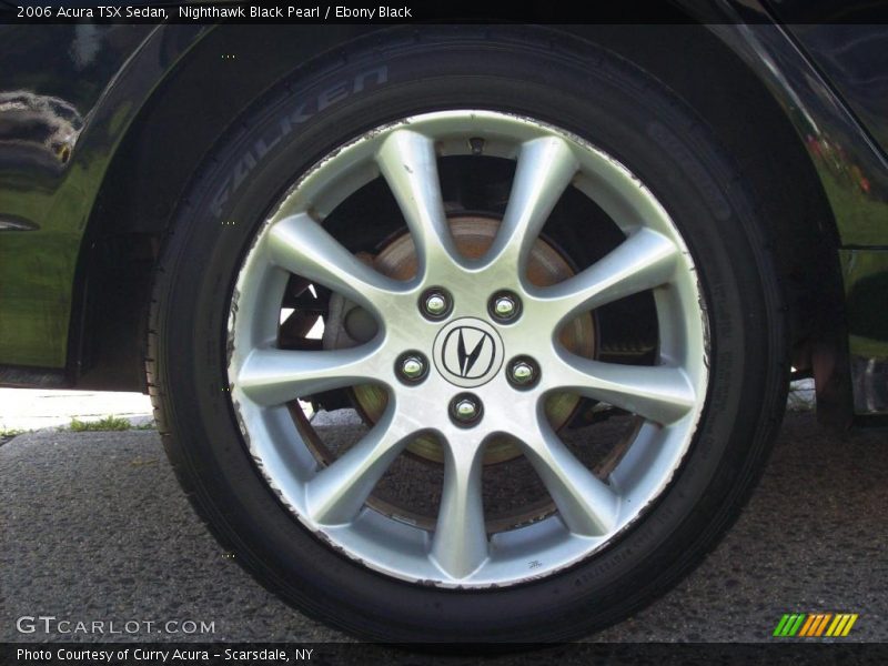 Nighthawk Black Pearl / Ebony Black 2006 Acura TSX Sedan