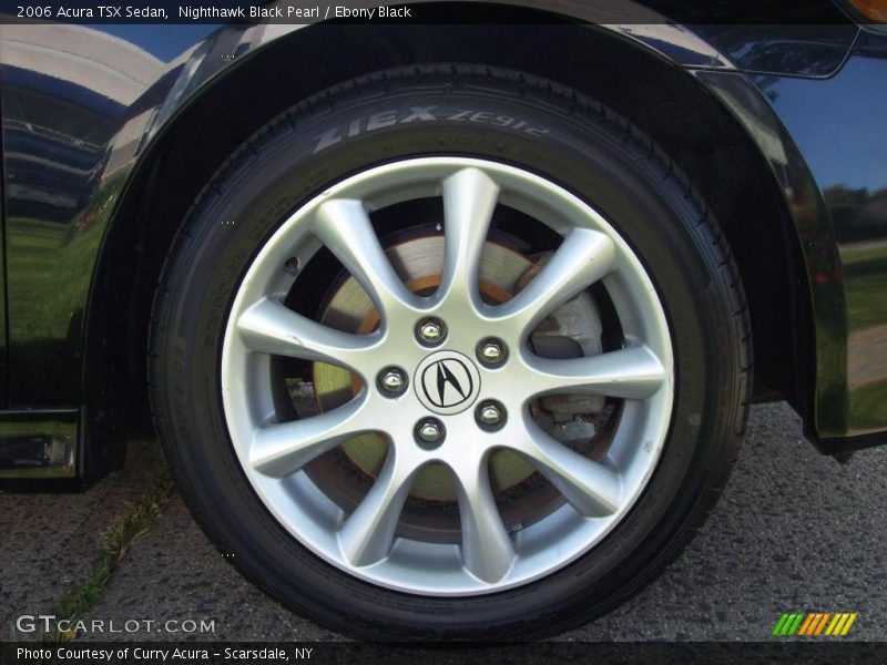Nighthawk Black Pearl / Ebony Black 2006 Acura TSX Sedan