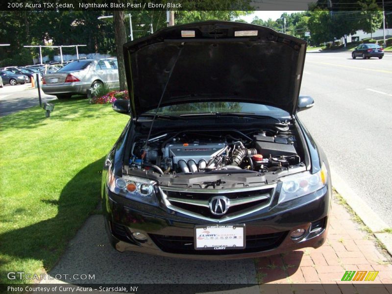 Nighthawk Black Pearl / Ebony Black 2006 Acura TSX Sedan
