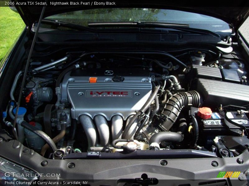 Nighthawk Black Pearl / Ebony Black 2006 Acura TSX Sedan