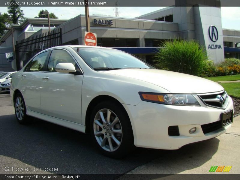 Premium White Pearl / Parchment 2006 Acura TSX Sedan