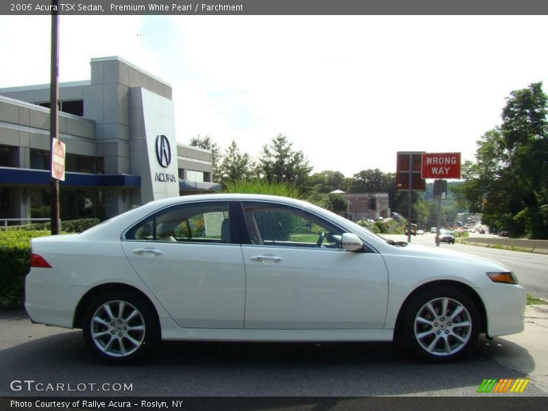 Premium White Pearl / Parchment 2006 Acura TSX Sedan