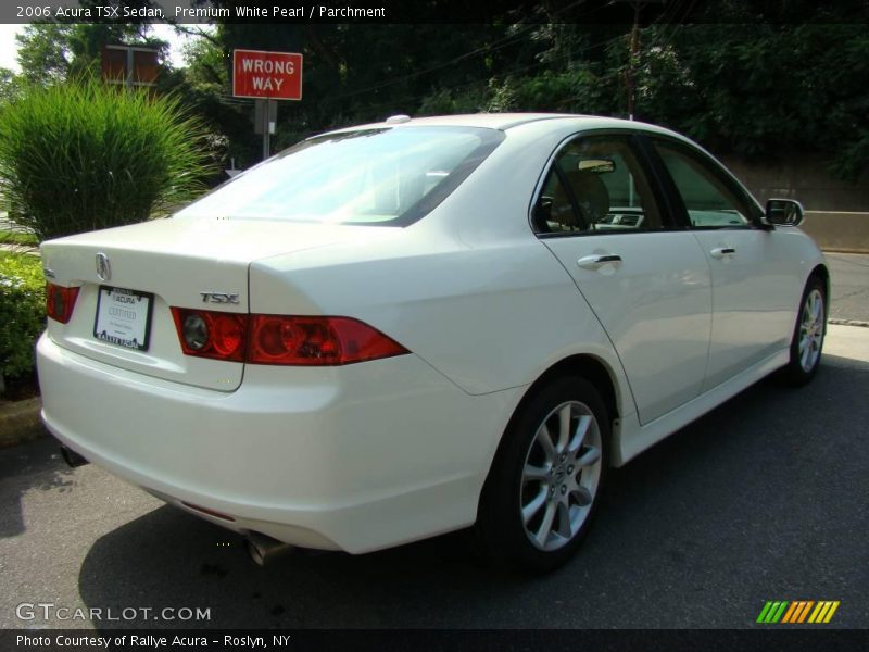 Premium White Pearl / Parchment 2006 Acura TSX Sedan