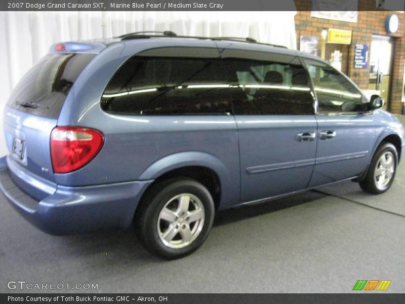 Marine Blue Pearl / Medium Slate Gray 2007 Dodge Grand Caravan SXT