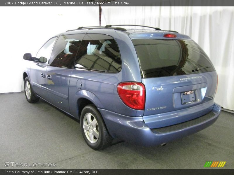 Marine Blue Pearl / Medium Slate Gray 2007 Dodge Grand Caravan SXT
