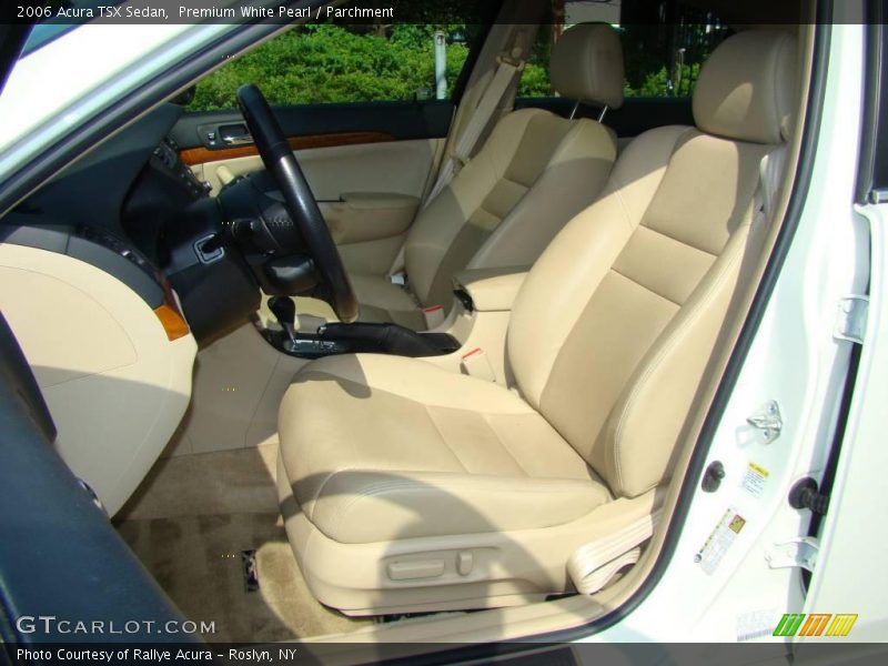 Premium White Pearl / Parchment 2006 Acura TSX Sedan
