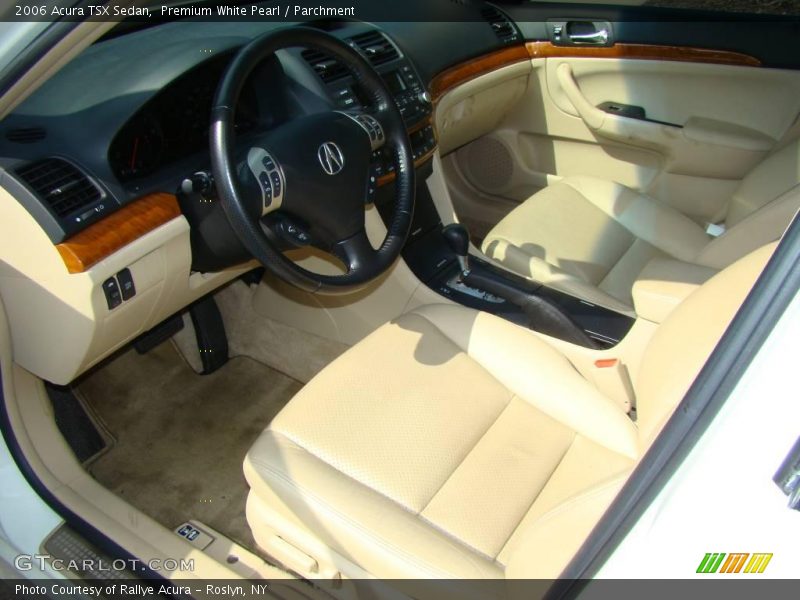 Premium White Pearl / Parchment 2006 Acura TSX Sedan