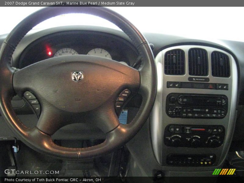 Marine Blue Pearl / Medium Slate Gray 2007 Dodge Grand Caravan SXT