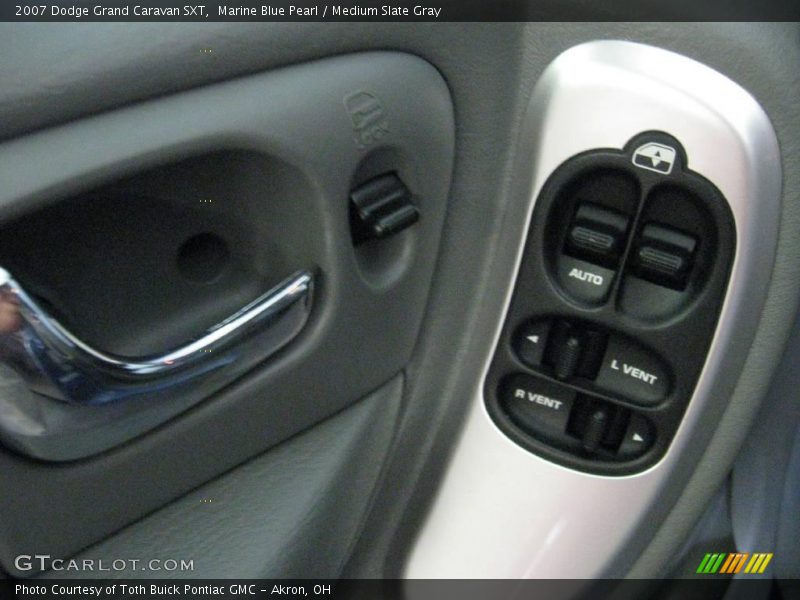 Marine Blue Pearl / Medium Slate Gray 2007 Dodge Grand Caravan SXT
