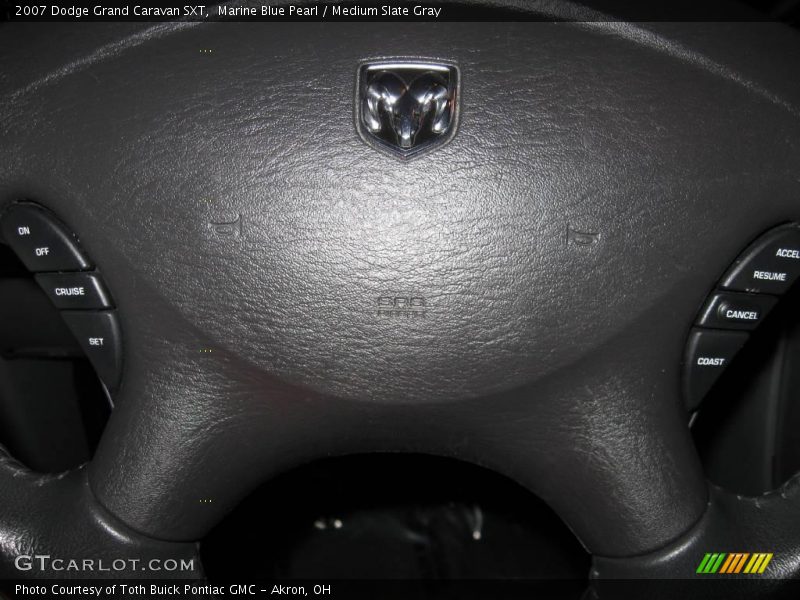 Marine Blue Pearl / Medium Slate Gray 2007 Dodge Grand Caravan SXT