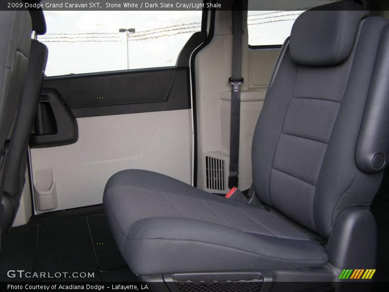 Stone White / Dark Slate Gray/Light Shale 2009 Dodge Grand Caravan SXT