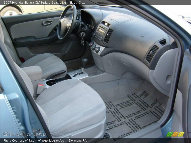 Seattle Light Blue / Gray 2007 Hyundai Elantra GLS Sedan