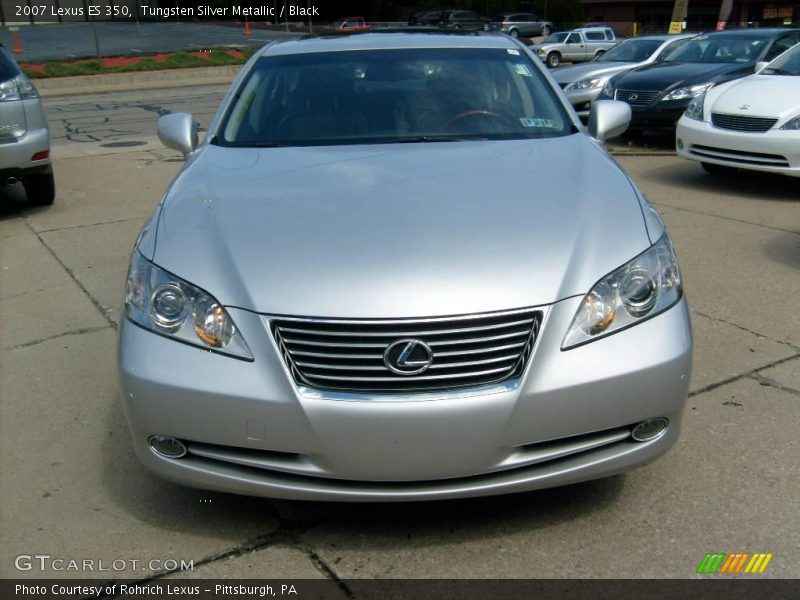 Tungsten Silver Metallic / Black 2007 Lexus ES 350