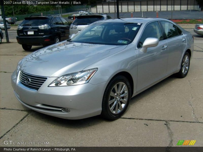 Tungsten Silver Metallic / Black 2007 Lexus ES 350