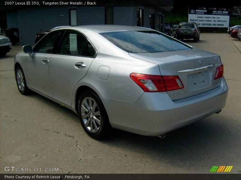 Tungsten Silver Metallic / Black 2007 Lexus ES 350