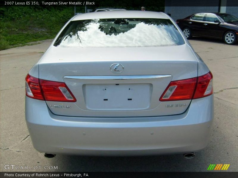 Tungsten Silver Metallic / Black 2007 Lexus ES 350