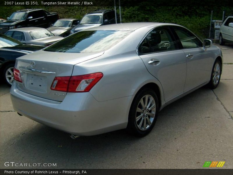 Tungsten Silver Metallic / Black 2007 Lexus ES 350