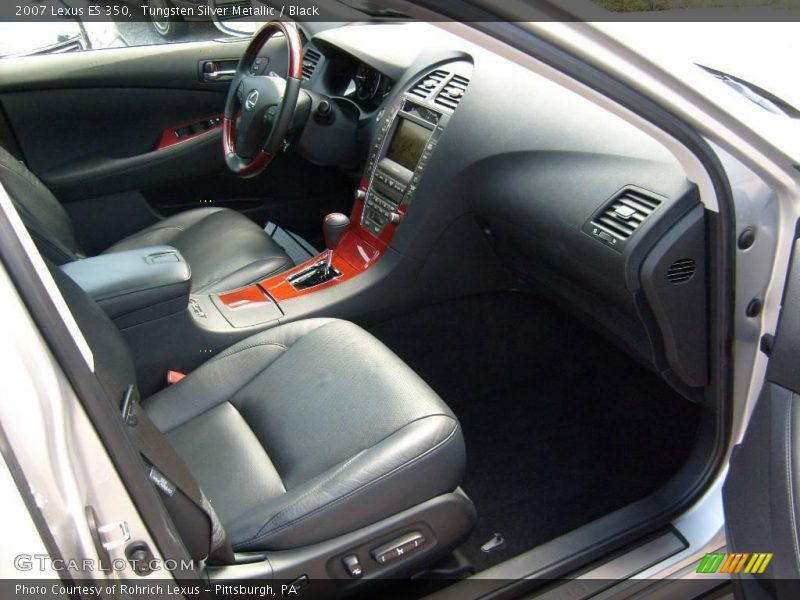 Tungsten Silver Metallic / Black 2007 Lexus ES 350