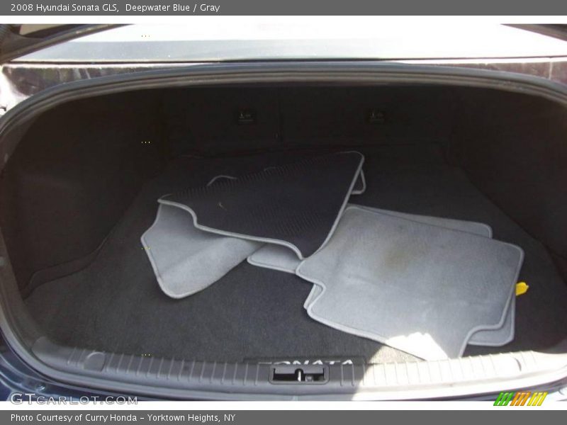 Deepwater Blue / Gray 2008 Hyundai Sonata GLS