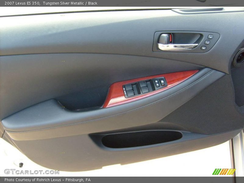 Tungsten Silver Metallic / Black 2007 Lexus ES 350