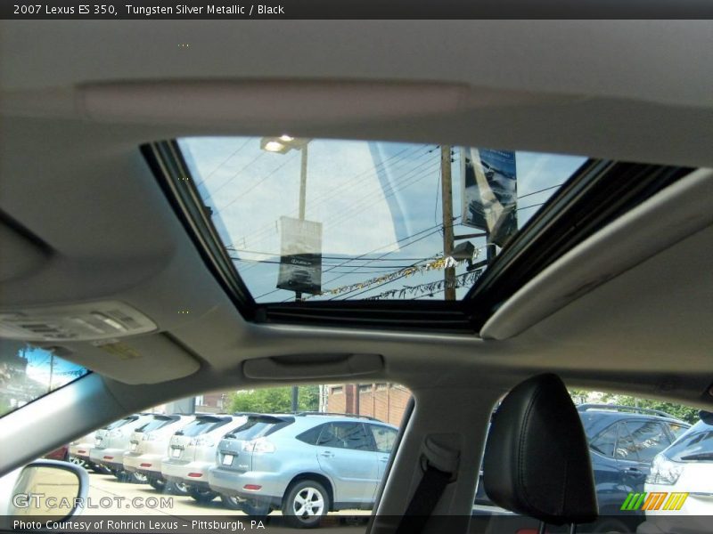 Tungsten Silver Metallic / Black 2007 Lexus ES 350