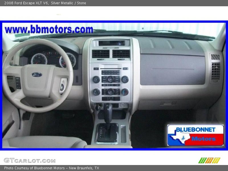 Silver Metallic / Stone 2008 Ford Escape XLT V6