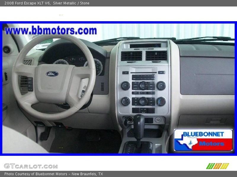 Silver Metallic / Stone 2008 Ford Escape XLT V6