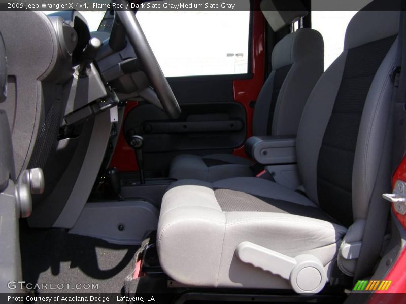 Flame Red / Dark Slate Gray/Medium Slate Gray 2009 Jeep Wrangler X 4x4