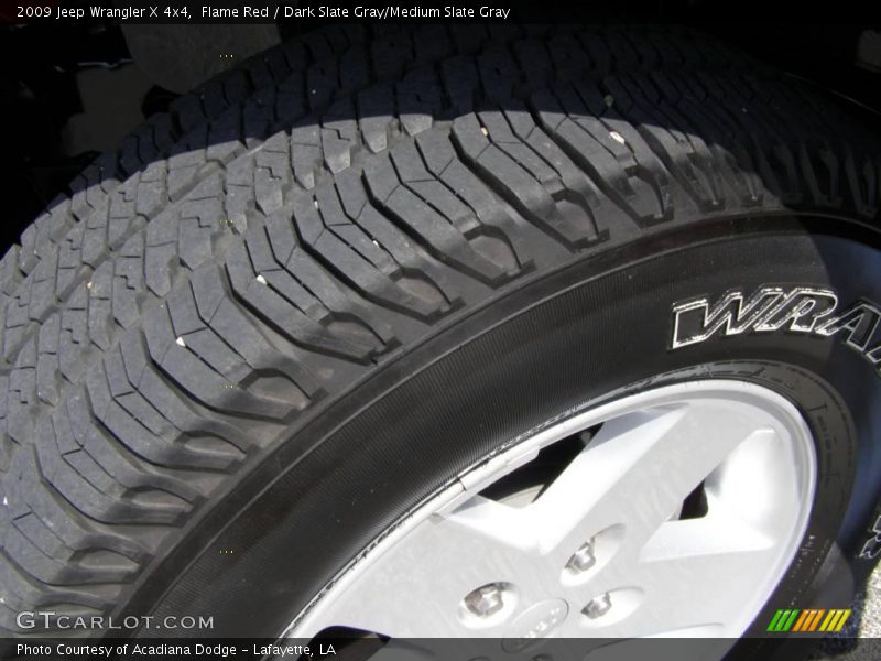 Flame Red / Dark Slate Gray/Medium Slate Gray 2009 Jeep Wrangler X 4x4
