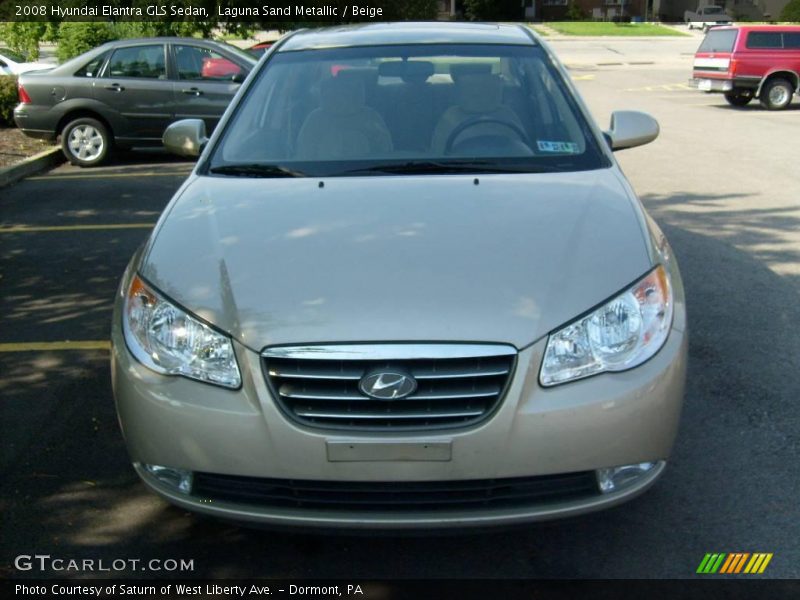 Laguna Sand Metallic / Beige 2008 Hyundai Elantra GLS Sedan