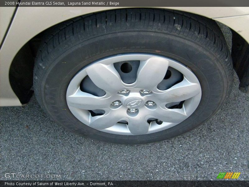 Laguna Sand Metallic / Beige 2008 Hyundai Elantra GLS Sedan